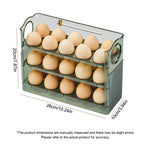 Kitchen Egg Holder,Large Capacity Egg Fridge Storage Box,Multi-Layer Egg Tray Organizer,Space Saving Fridges Egg Container