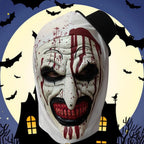 Latex Scary Cosplay Mask Realistic Unisex Halloween Clown Bloody Props Party Costume Ghost House Prop High Quality Clown Mask