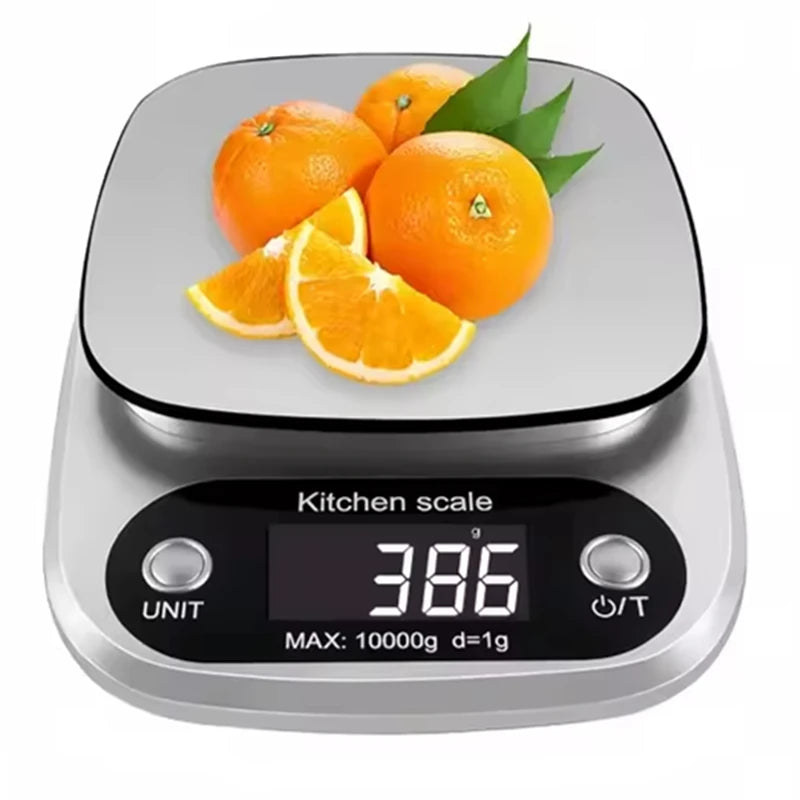 10kg/1g Digital Kitchen Scale High Precision LCD Electronic Food Scale Jewelry Coffee Baking Portable High-quality Kitchen Tools