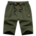 2024 New Men's Shorts Summer Breeches Cotton Casual Sweat Bermudas Men Black Homme Classic Brand Clothing Beach Shorts Male