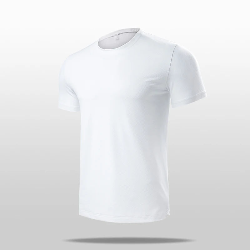 2026 Summer Sports t shirt Men/Women's Gyms Fitness Short sleeve T-shirt Male quick-dry running Workout Tees Tops Men clothing