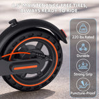 Electric Scooter Adults, 550W Motor, 19 Miles Range 19 MPH, UL Certified Folding E-Scooter for Adults Built-in Side Lights, Front Suspension with App Control