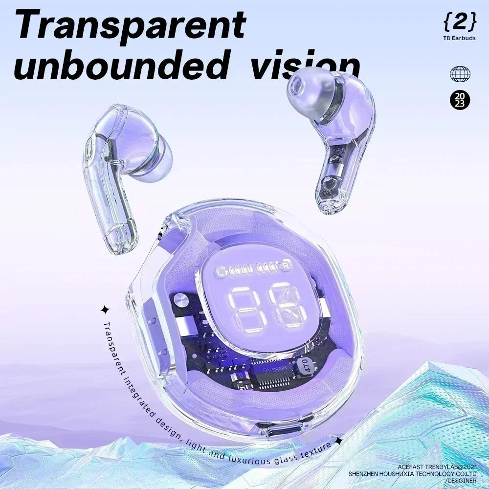 NEW TWS Wireless Earphone Bluetooth 5.3 Headphones Sport Gaming Headsets Noise Reduction Earbuds Bass