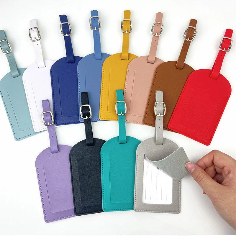 Travel Engrave Initials Luxury Luggage Tag Holiday Business Trip Suitcase Label Handbag Charm Custom Name Wholesale Wedding Gift