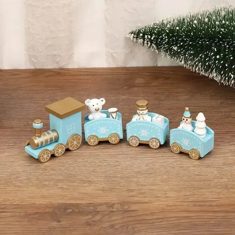 Christmas Train Merry Christmas Decorations For Home Cristmas Ornament Xmas Navidad Noel Gifts Happy New Year 2025 Gifts