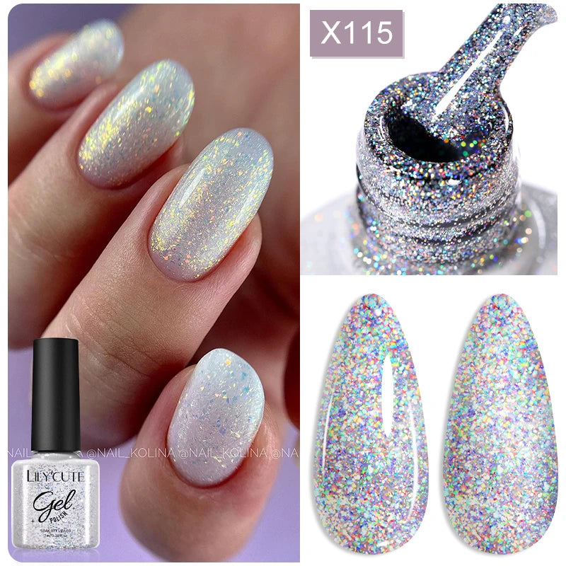 LILYCUTE 7ml Fruit Grape Purple Cat Magnetic Gel Nail Polish Vernis Semi Permanent Soak Off Colorful Gel Polish Nails Supplies