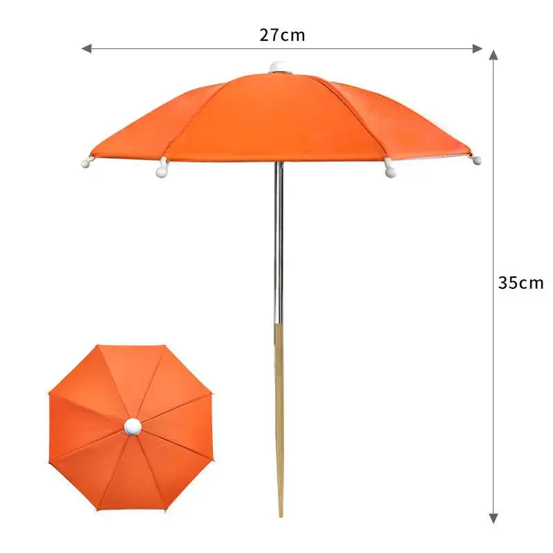 Round Garden Plant Umbrellas Adjustable Height Waterproof For Outdoor Courtyards Backyard Parasol Plant Sun Protecting