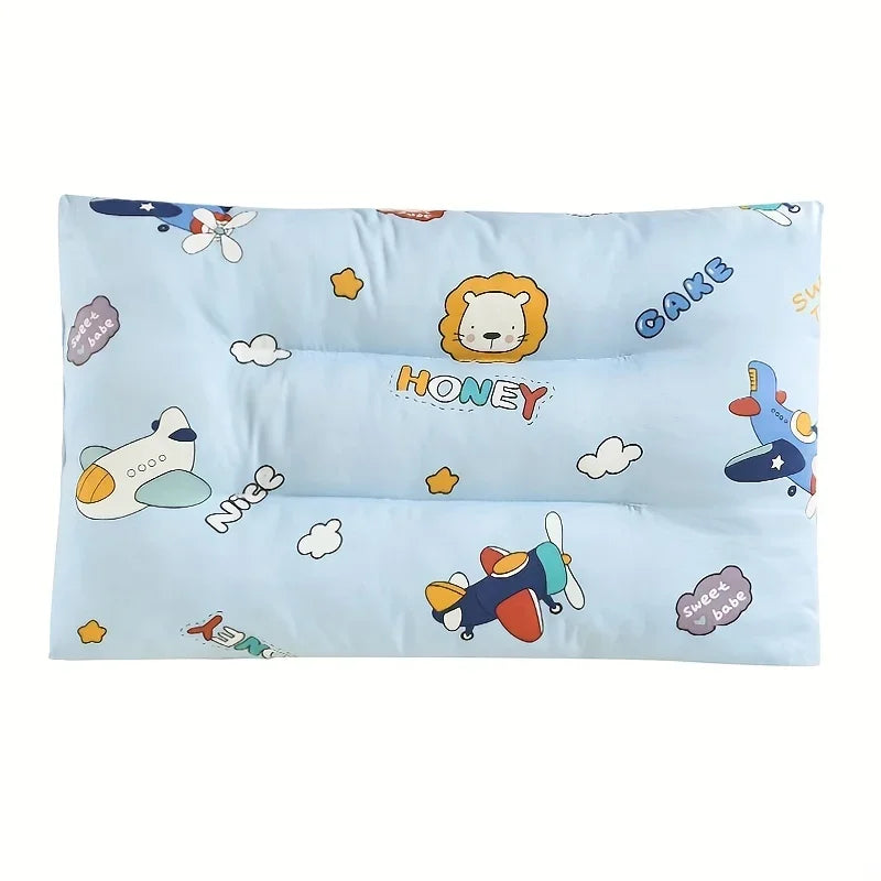 Comfort Reversible Pillow Cushion Cartoon‑Style Four‑Season Universal Pillow Insert Soft Cushion for Daily Rest & Relaxation
