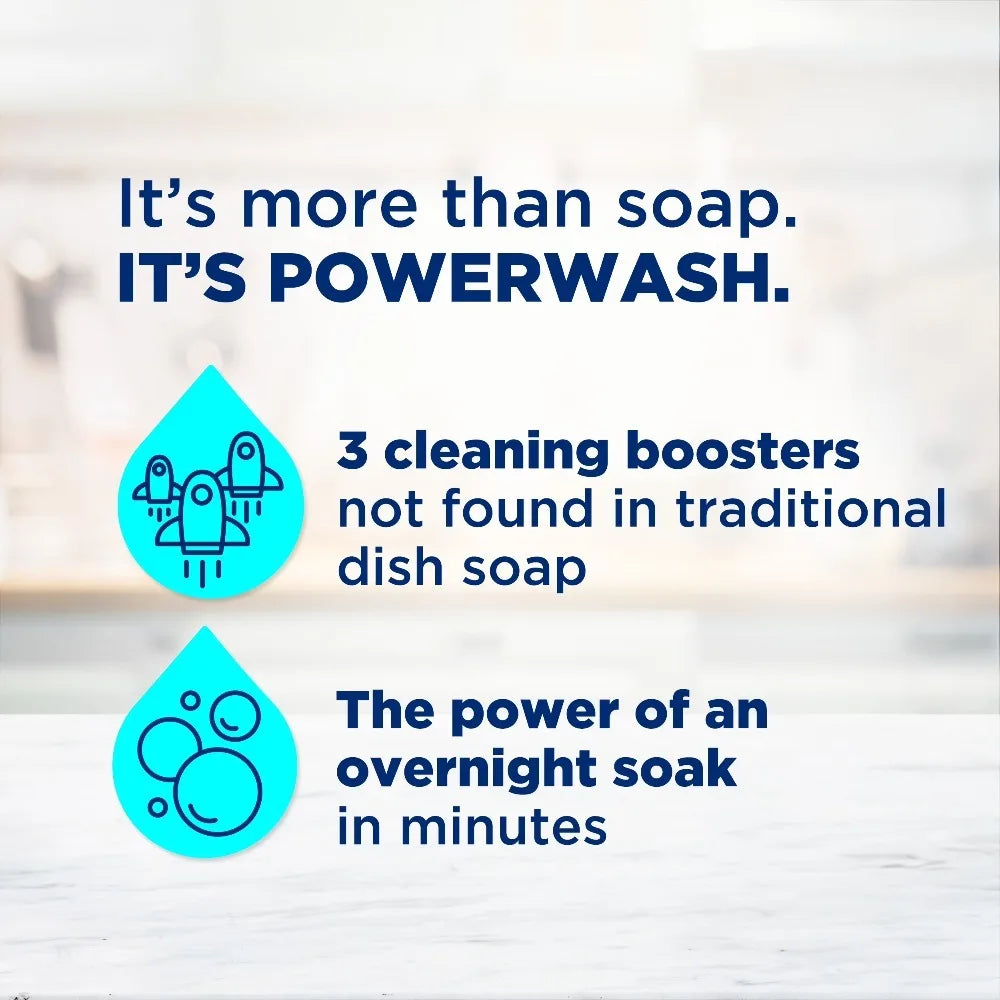 Dawn Gain Original Dish Soap Spray Dishwashing Liquid | 5X Fast Cleaning With 3 Extra Boosters | No Pre-Rinse, Instant Activated Suds | Multi-Use For Kitchen, Grill And Laundry