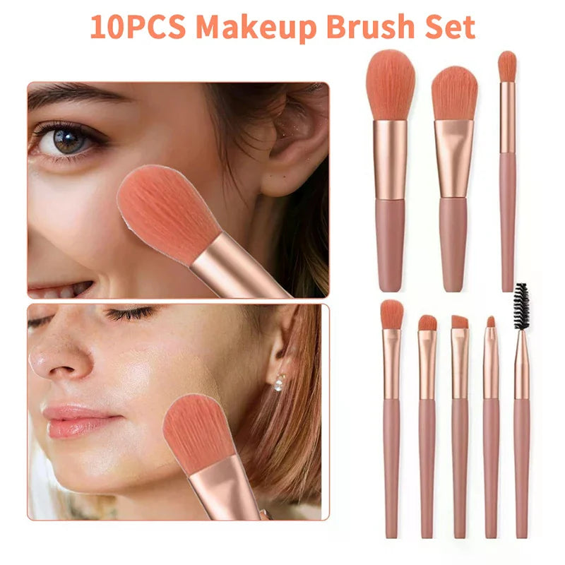 8/10pcs Makeup Brush Set Professional Super Soft Detail Brush Blush Brush Foundation Concealer Eyeshadow Brush Beauty Tools
