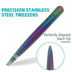 Professional tweezers are specially used in beauty salons to pick up eyebrows, face, eyelashes, hair removal and makeup tools