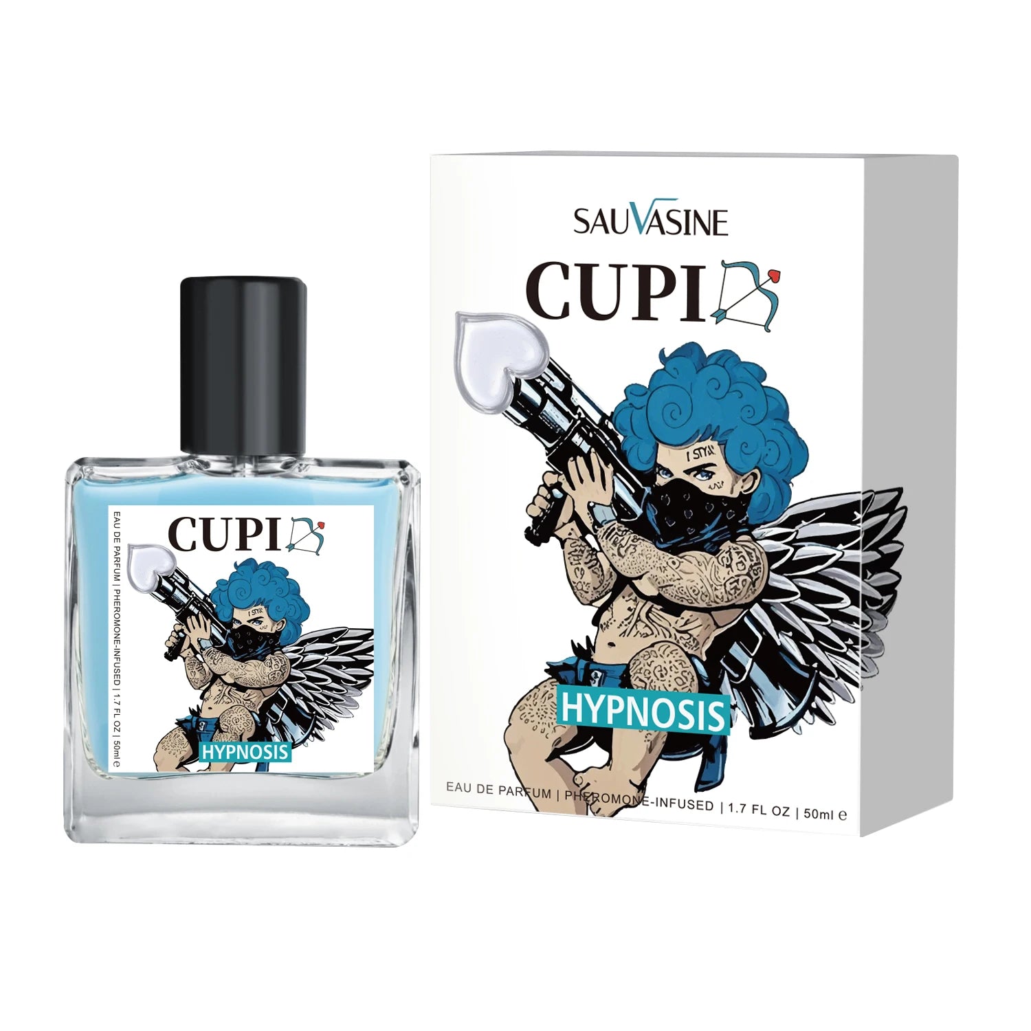 Cupid Perfume Infused Cologne for Men Original Eau de Parfum High Quality Pheromone Perfume for Men Fragrance 50ml