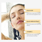 Collagen Shower Gel Brighten Body Lighten Fine Lines Oil Control Lasting Fresh Hydrating Skin Exfoliator Kojic Acid Body Wash