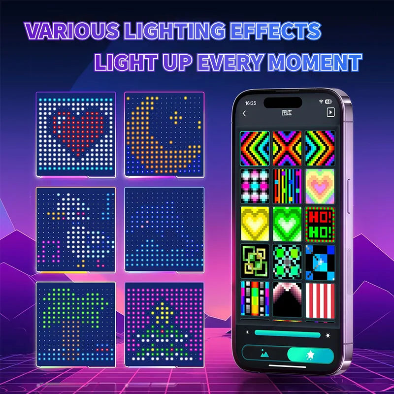Smart LED Curtain Lights LED Fairy Lights App Control Music Sync DIY Pattern Waterproof for Indoor Outdoor Party Decor