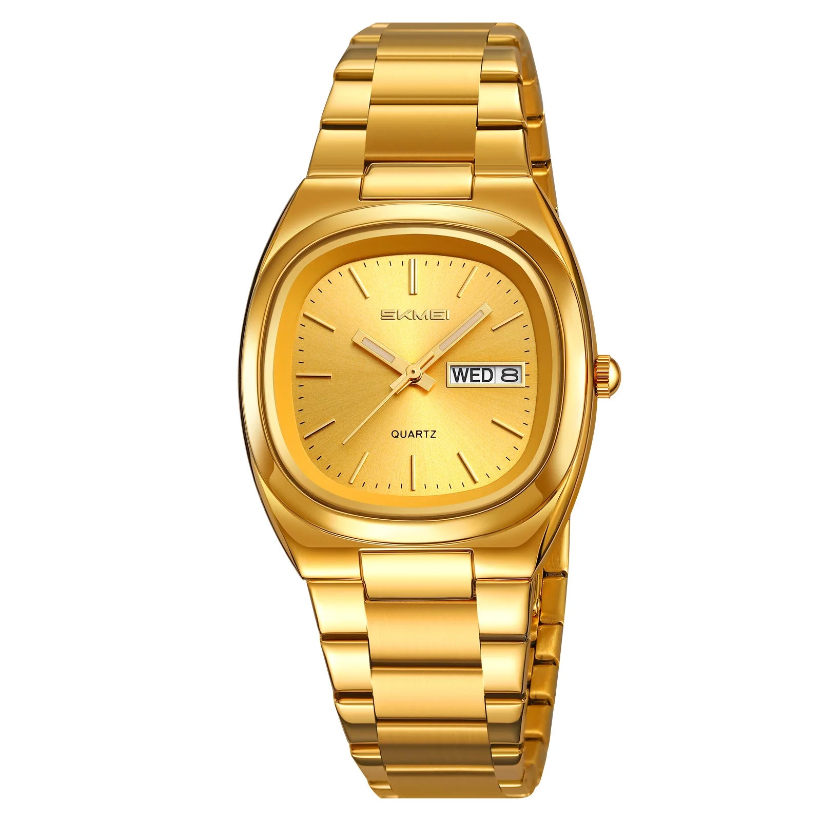 SKMEI 2420 Business Steel Clock Fashion Quartz Date Time Women Luxury Watches Casual Female Wristwatch Dress For Women Ladies