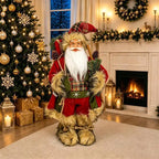 2026 Christmas Decoration For Home Santa Claus Plush Doll 30cm Navidad Party Decor Xmas Ornaments New Year Gift