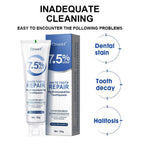 120g Hydroxyapatite Whitening Toothpaste Protect Gum Health Deep Cleaning Reduces Tooth Stains Fresh Bad Breath Oral Care Tools