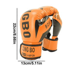 1Pair Breathable Kids Boxing Gloves PU Leather Muay Thai MMA Punching Karate Child Punching Gloves 6oz Training Gloves