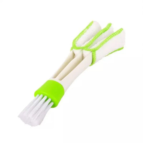 2In1 Green Car Cleaner Brush Vent Blinds for fiat 2007 2001 2003 1500 Chevolet PUNTO 2000 panda 2003