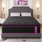 12/14in Hybrid Gel Memory Foam Mattress with Pocket Spring, Medium Firm, Motion Isolation Mattress in a Box