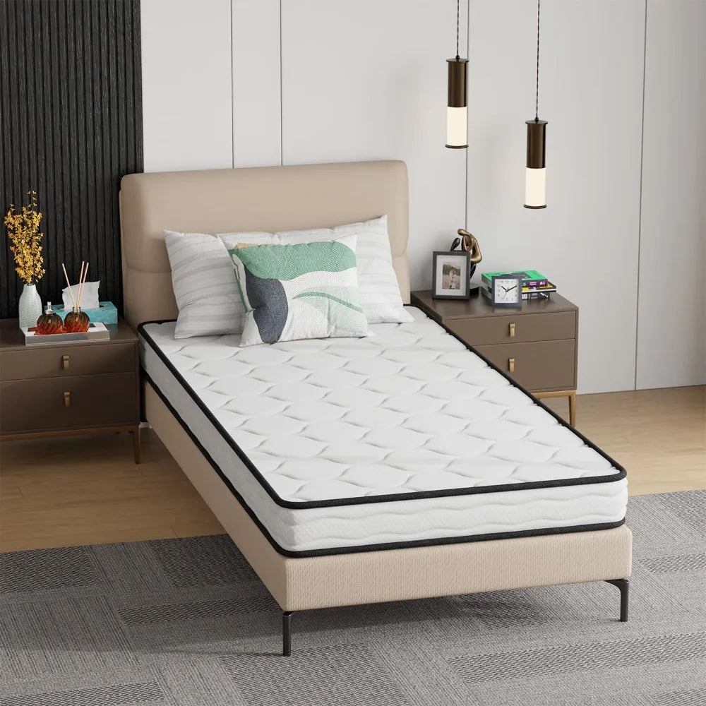 Mattress | Medium Firm Hybrid Mattress | with High-Density Foam and Breathable Cover | Pocket Spring Design Customized