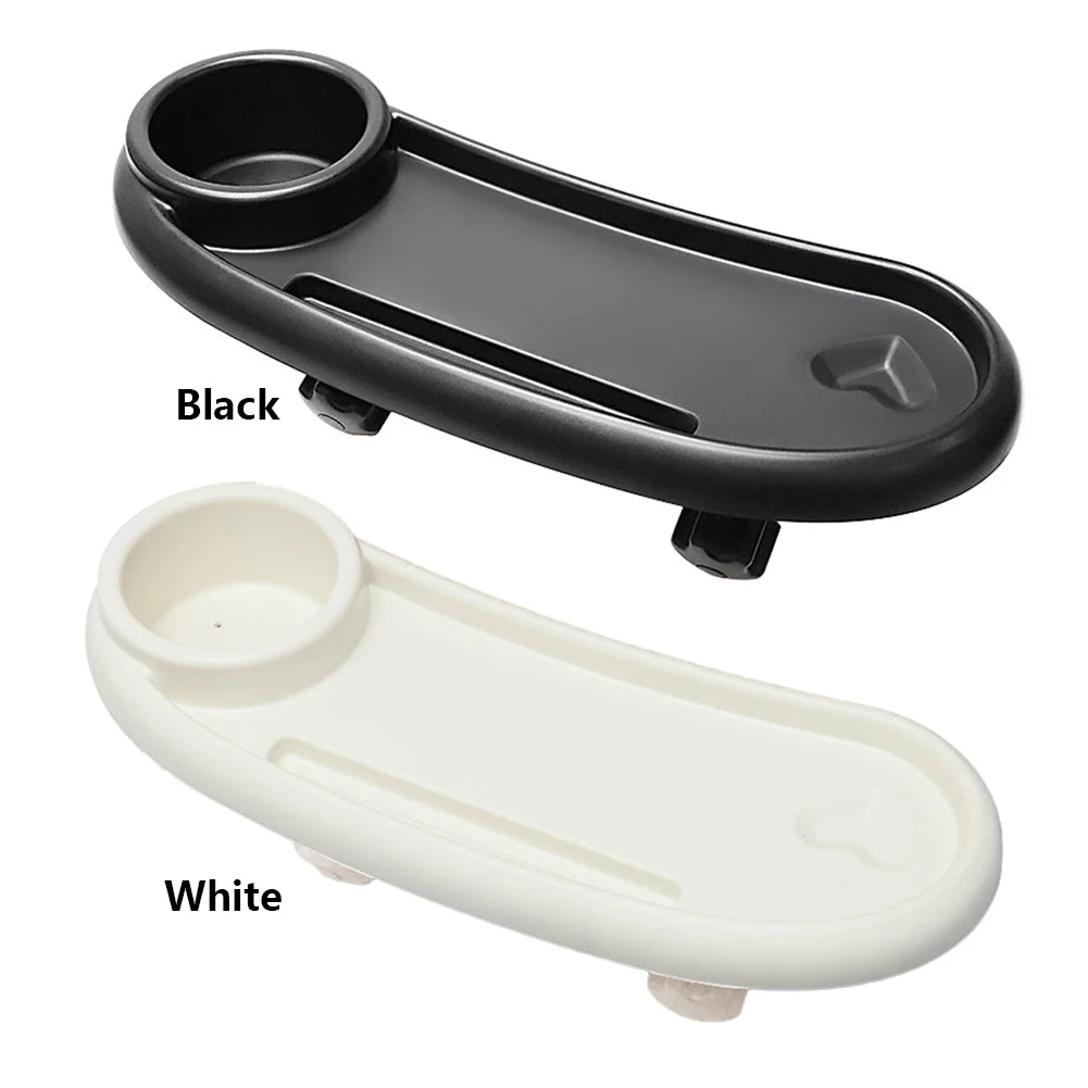 3 In 1 Baby Stroller Dinner Table Tray Universal Removable Tray Include Phone Stand Snack Catcher and Drink Holder for Stroller