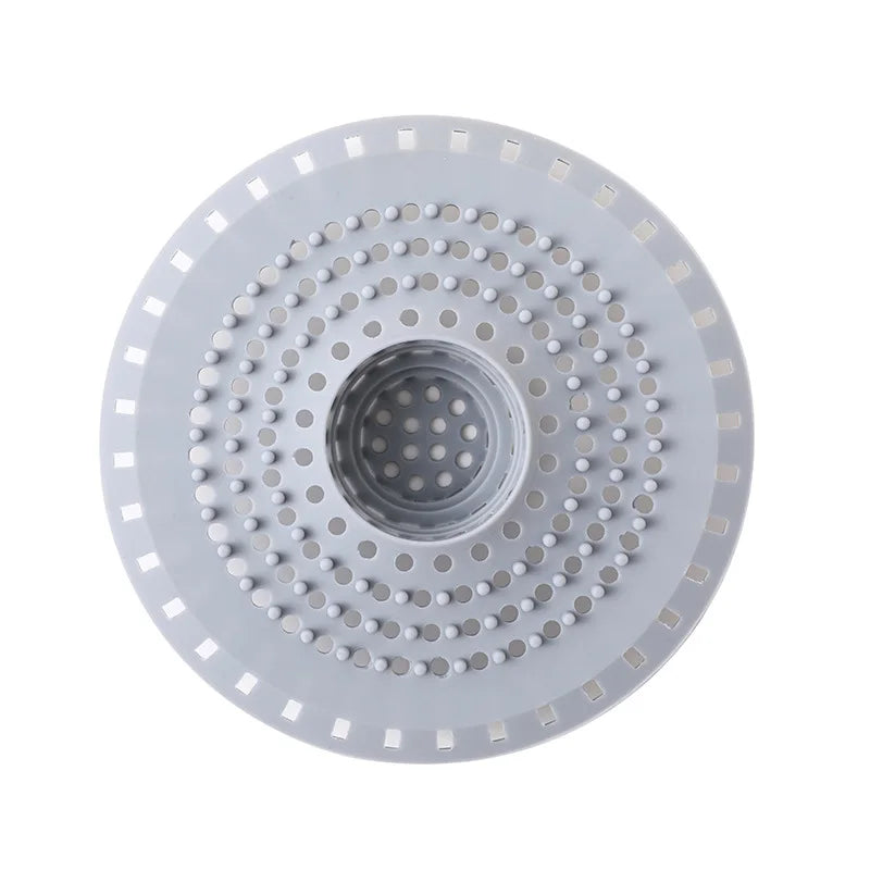 Kitchen Sink Filter Household Shower Floor Filter Silicone Drain Strainer  Sink Strainers Hair Catcher for Bathroom Accessories