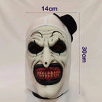 Latex Scary Cosplay Mask Realistic Unisex Halloween Clown Bloody Props Party Costume Ghost House Prop High Quality Clown Mask