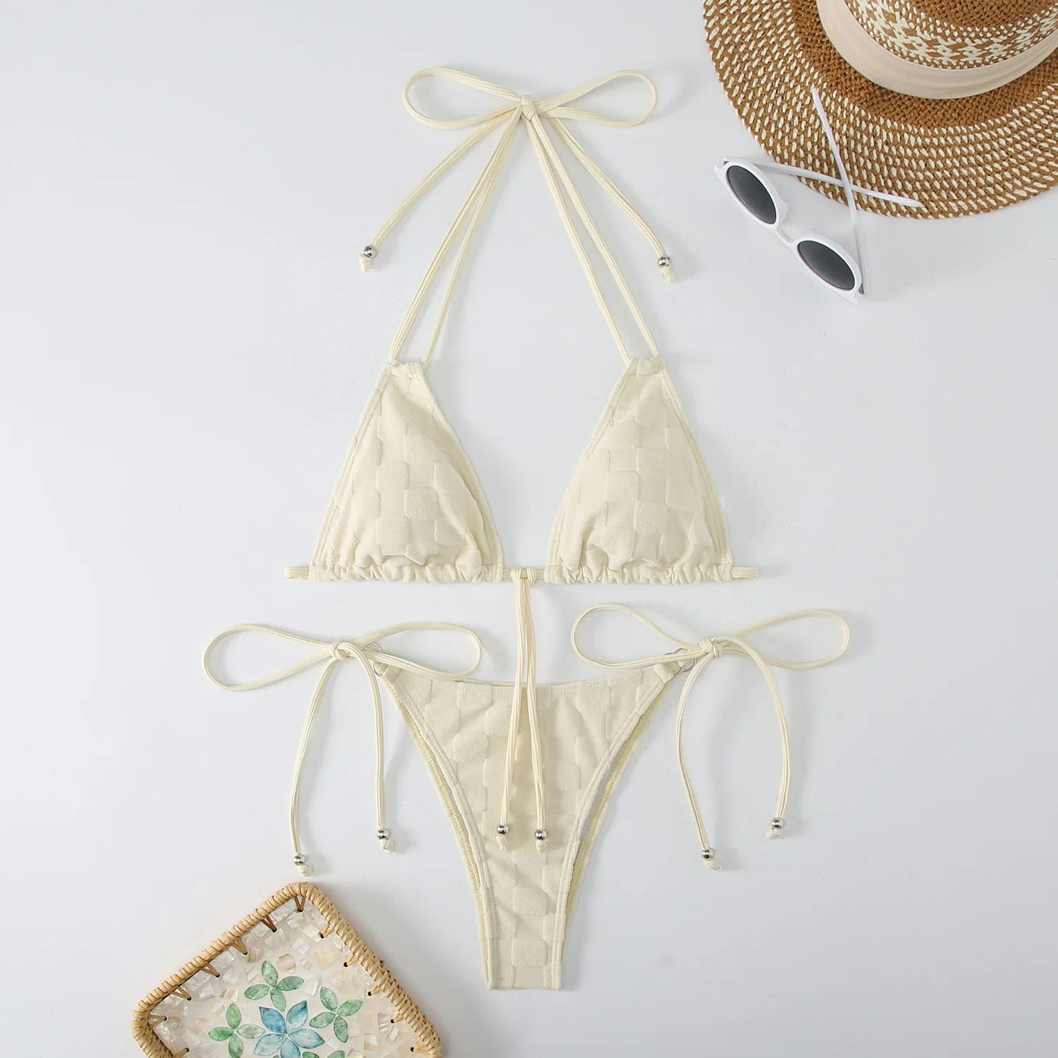 Sexy Triangle Bikini Women's Swimsuit 2025 Swimwear Micro Thong Bikinis Sets Trend  Two-piece Bathing Suit for Female Beach Wear