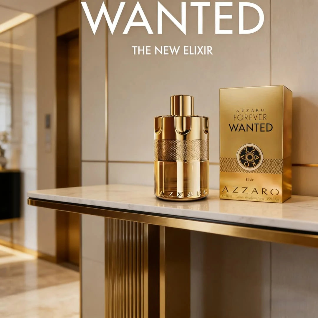 Azzaro Forever Wanted Elixir | Rich orient-amber notes, Wanted line ultimate, powerful gentleman aura