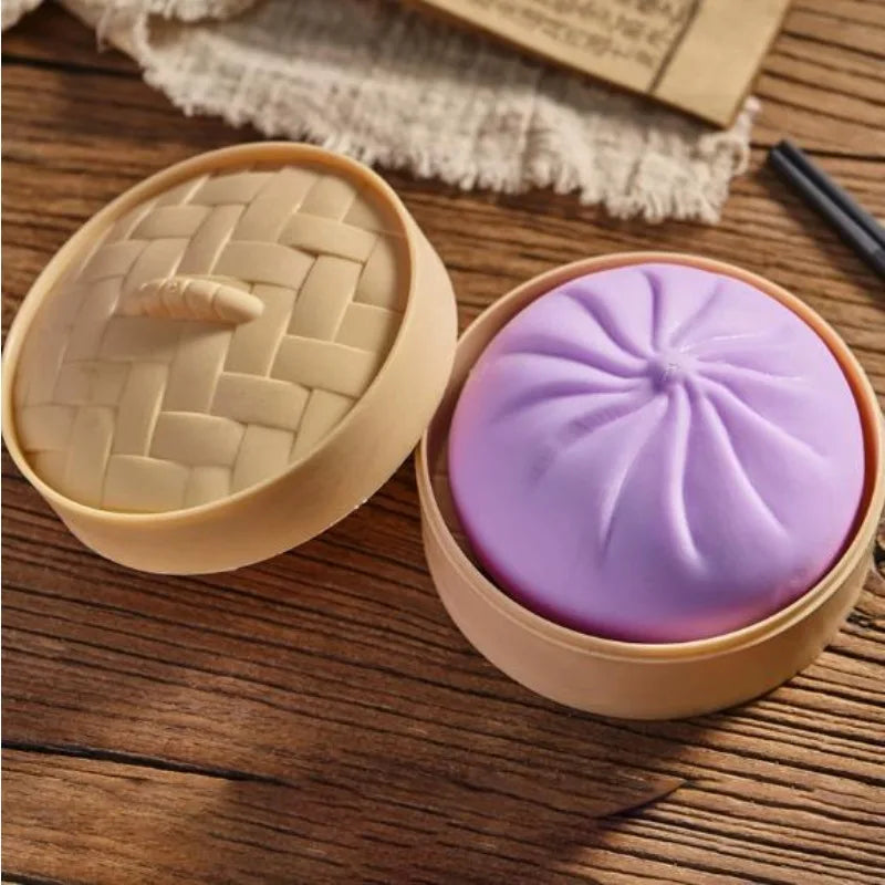 Fun Mystery Squishy Blind Box Cute Ice Cube Bun Shapes Soft Slow Rebound Squeeze Toy Funny Surprise Stress Relief Party Gift