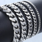 Trendy Chain Bracelet for Men Classic Stainless Steel Jewelry Gift for Men And Women