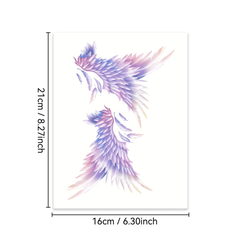 Newest Sexy Octopus Temporary Tattoo Sticker for Women, Purple Tentacle Body Art, Hip Butt Fake Tattoos, Waterproof Easy Apply