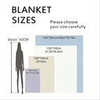 VIKAMA Shaped Santa Claus Throw Blanket with Smiling Face and Beard Fun Christmas Blanket for Couch Bed and Holiday Gift