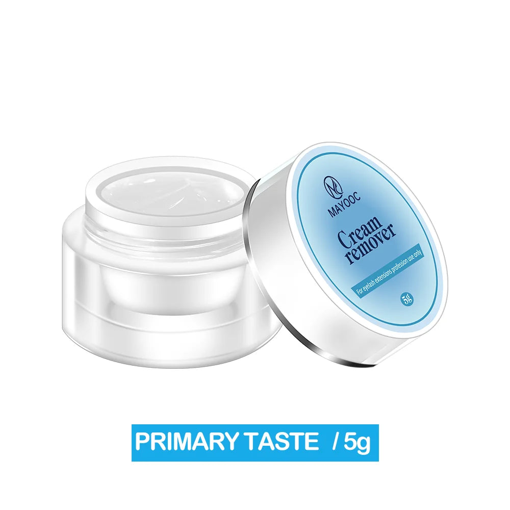 5/15g Cream Lash Remover for Eyelash Extension Low Irritation Eyelash Glue Remover Lash Tech Supplies for Professional Salon