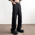 Pants Men's Trendy American Paratrooper Overalls Men's Summer Casual Handsome Outdoor Loose Straight