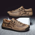 Shoes for Men Leather 2023 New Casual Shoes  Fashion Soft Homme Outdoor Comfortable High Quality Classic Ankle Non-slip Flats