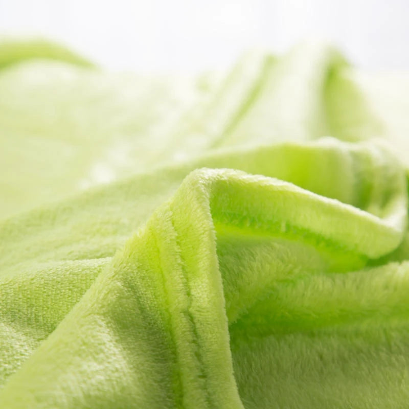 Flannel Blanket - High-weight Multi-functional Soft Blanket with Skin-friendly Texture and Multiple Color Options Available