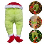 1pc Merry Christmas Green Red Santa Claus Legs Ornament Home Winter Happy New Year Xmas Celebration Party Decoration Supplies