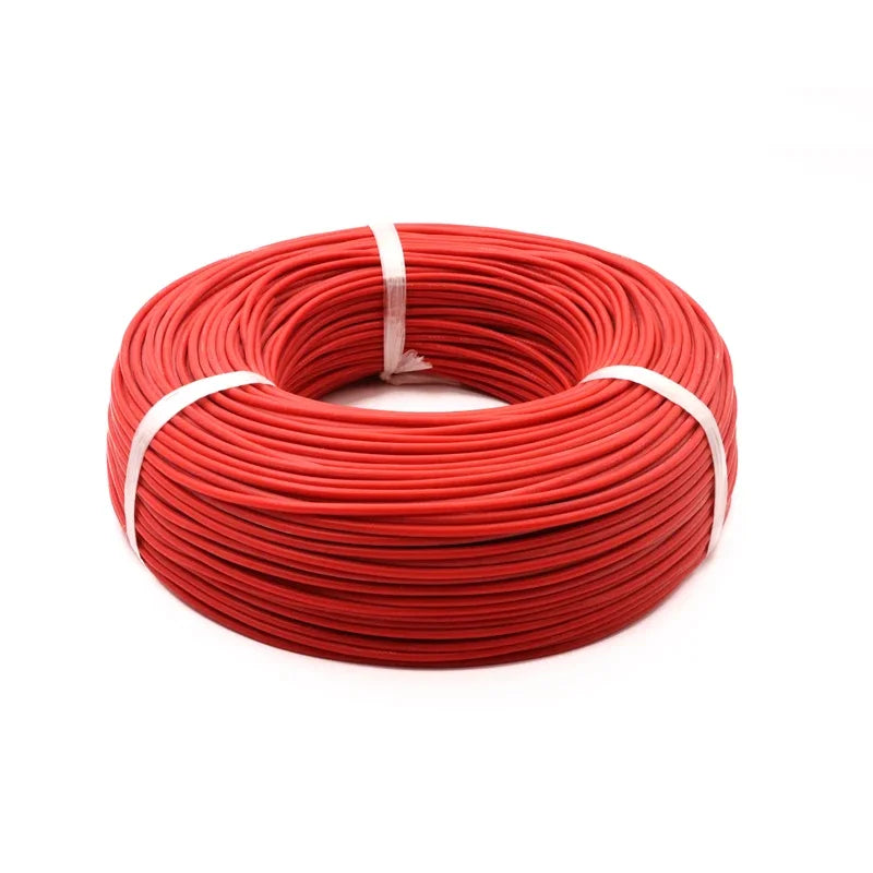 Car Automotive Electrical Electric Cables 6Awg Silicone Cable Red Wire  8awg 10awg 12awg 14awg 16awg 18awg 20awg 22awg 24awg