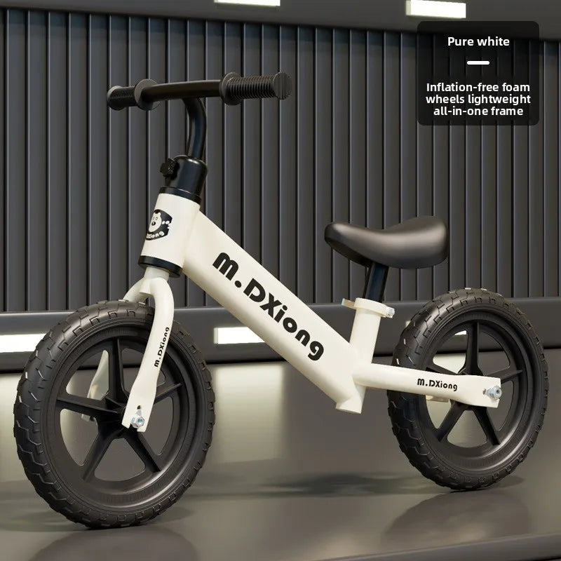 Children's balance bike without pedals, two wheeled scooter, bicycle, slide bike, toy, yo yo bike