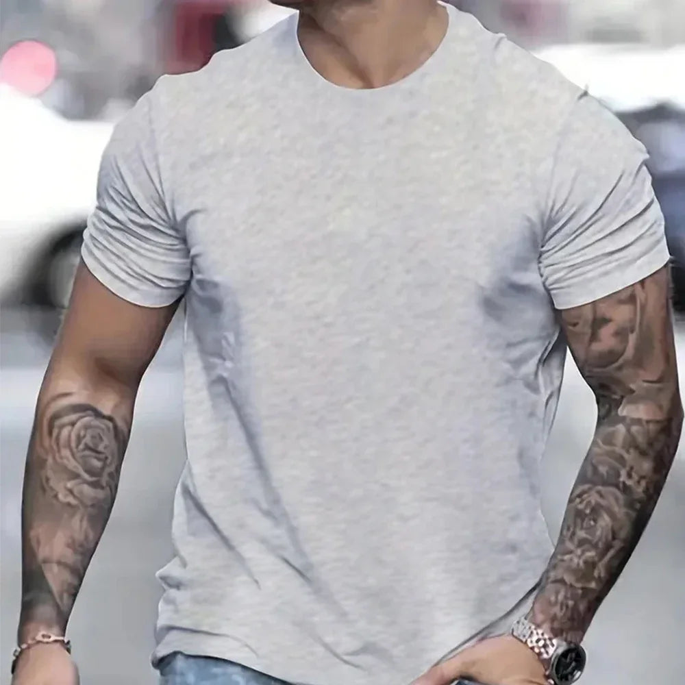 Men's Sports T Shirt Running Gym Fitness T-shirt Summer Fashion Women Casual Short Sleeve Couple Outdoor Tees Hip Hop Streetwear