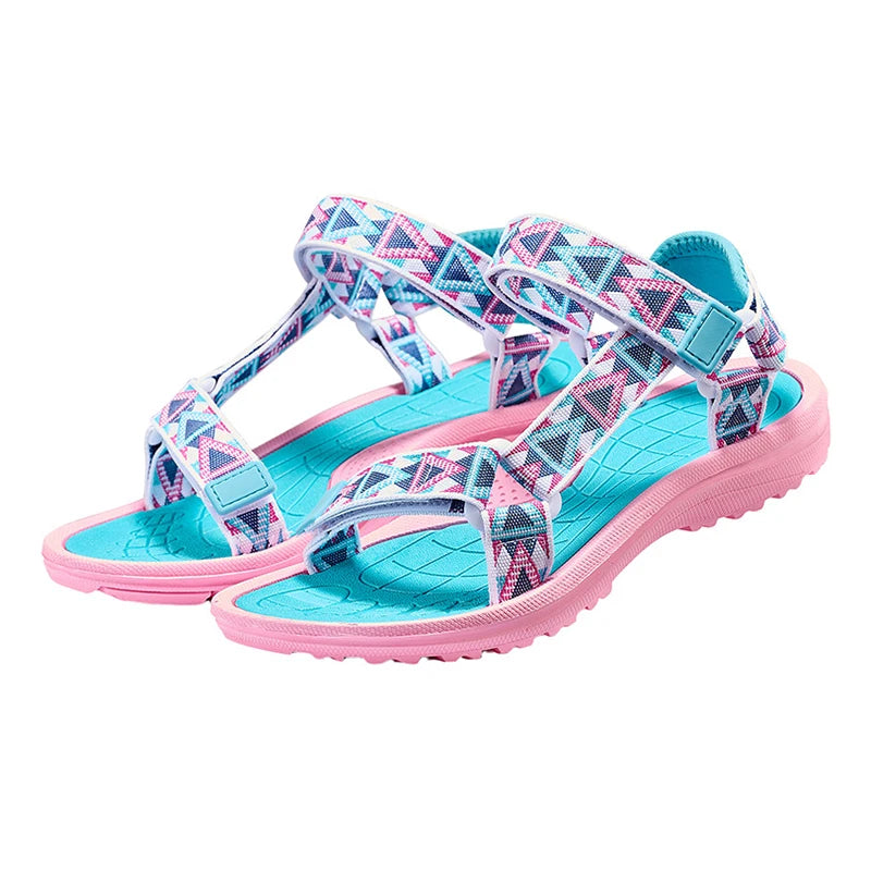 Summer Kids' Sandals Unisex Soft Bottom Casual Beach Shoes for School Students Boys & Girls Walking Sandials