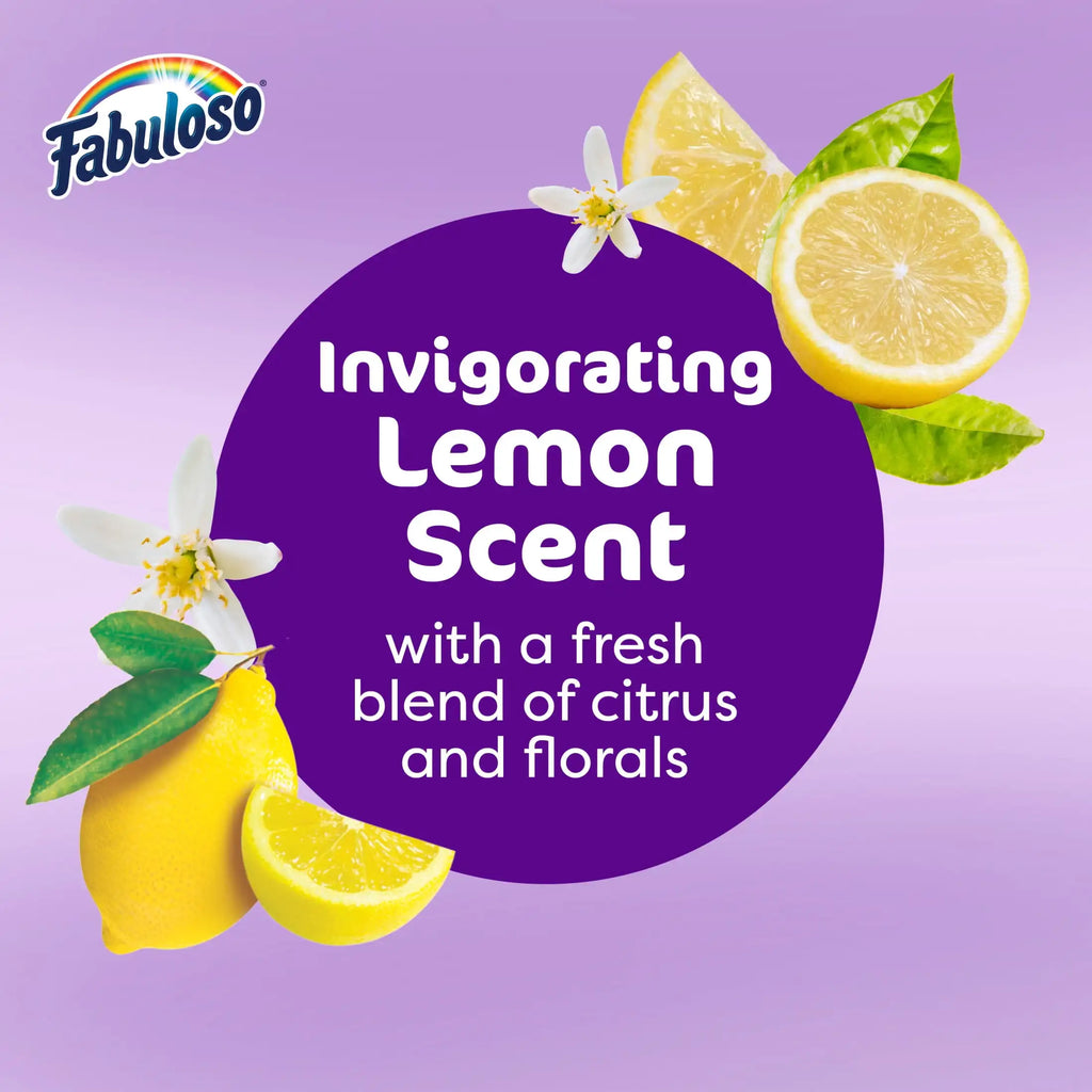Household Favorite! | Large capacity | Multi-Purpose Cleaner Concentrate No Rinse Floor Cleaner Refreshing Lemon Scent  All-Purpose Cleaning Solution for Home Kitchen Bathroom Surfaces