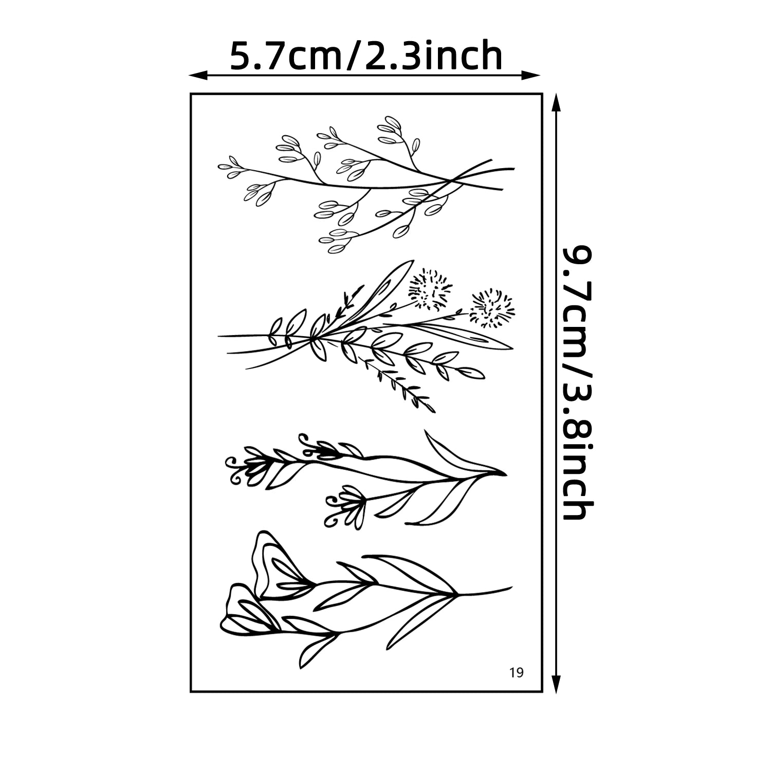 30pcs Temporary Tattoos for Women - Black Heart, Butterfly, Floral & Celestial Designs | Waterproof Fake Tattoo Stickers
