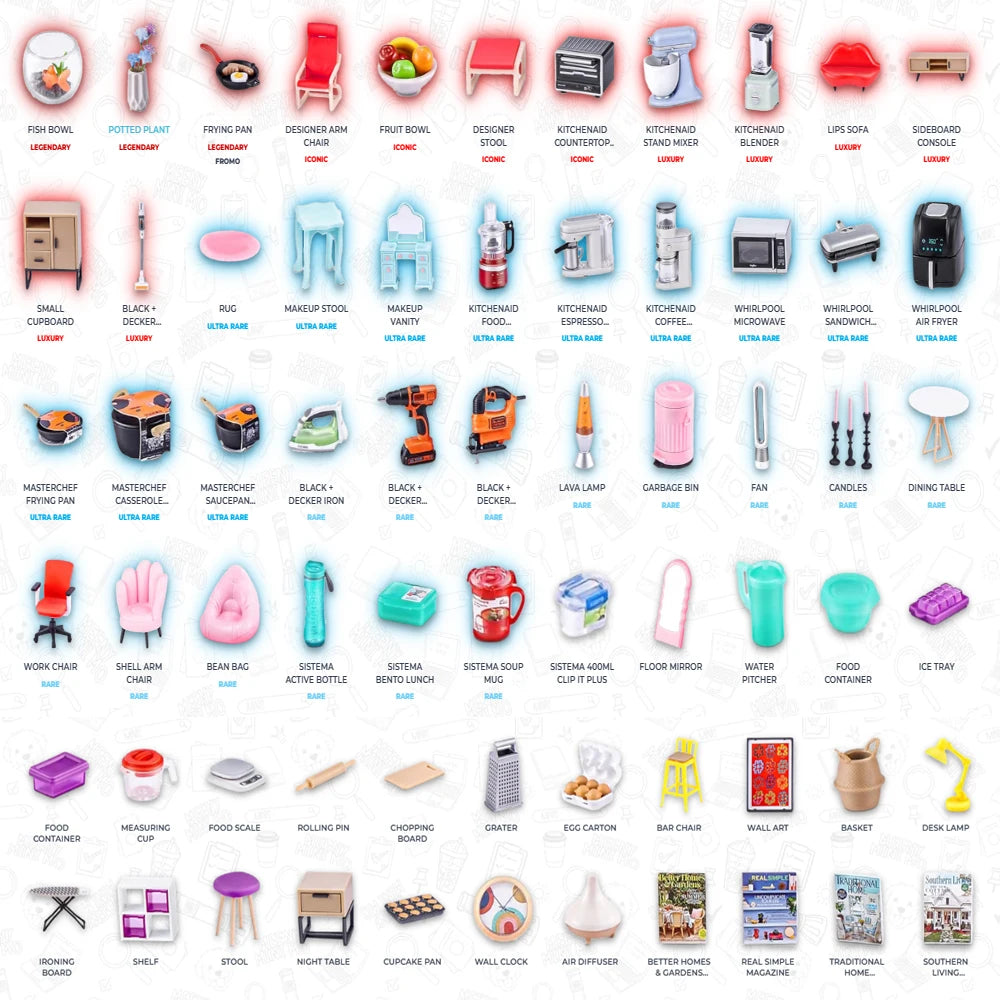 Zuru Mini Brands Toys 5 Surprise Mini Brands Toy Miniature Toys Mystery Blind Box Original Home Themed Collectibles Mini Home