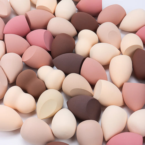 3/8/12/16/24/32/48Pcs Milk Coffee Makeup Sponge, Suitable for Applying and Setting Makeup, Suitable for All Skin Types