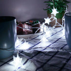 LED Star Fairy Lights Outdoor Chain Lights Garland Bulb String Lights Party Home Wedding Terrace Garden Christmas Decoration
