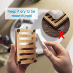 Bamboo Case Tray Wooden Prevent Mildew Drain Soap Box Natural Bamboo Dishes Bath Soap Holder Container Bathroom Washroom Tools