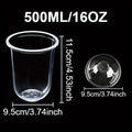 50PCS Disposable U-shaped Cup Party Gathering Birthday Meeting Disposable U-shaped Plastic Cups Meeting Weddings  Party